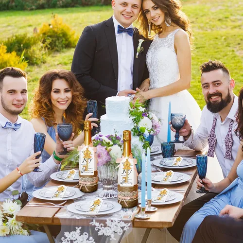 Miniatura 5 de Aokbean 100 llaves en forma de flor de rosa, regalos de boda, regalo para invitados, abridor de botellas con tarjeta y cadena para decoración Dorado
