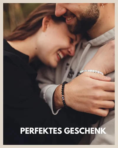 Miniatura 4 de GD GOOD.designs Pulsera con inicial para hombres y mujeres, cuentas de ónix negro de 0.236in con letra, joyería de relación para parejas, Ágata
