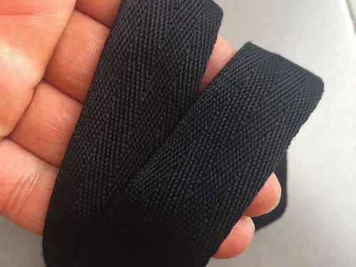 Miniatura 3 de Cinta de sarga de algodón en espiga de 5 yardas, cinta al bies, cinta, encuadernación, ideal para coser, encuadernación de libros, tela, costura