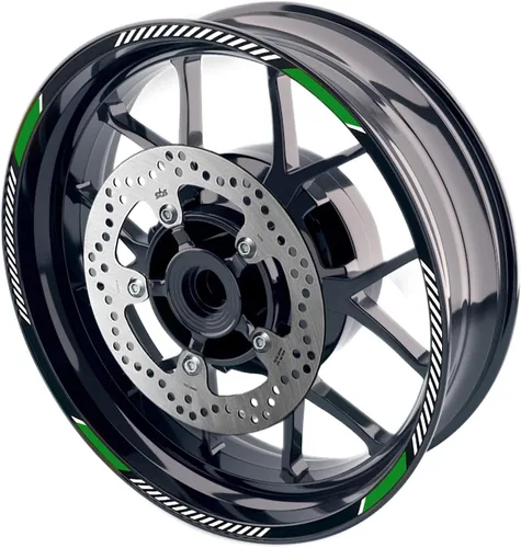 Miniatura 8 de MC MOTOPARTS Pegatinas de llanta exterior de 17 pulgadas C02B compatibles con YZF R125 MT125 MT07 MT10 MT25 FZ25 MT03 (azul)