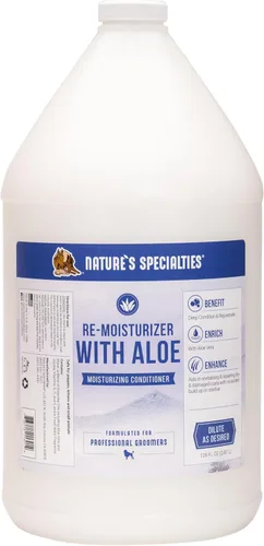 Miniatura 2 de Nature's Specialties Rehidratante con acondicionador de aloe para perros, elección natural para peluqueros profesionales, rejuvenece la piel