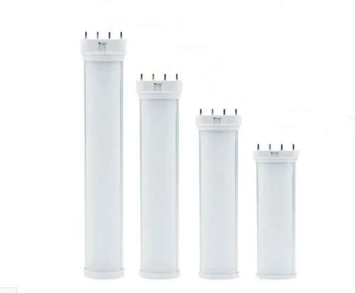 Paquete de 2 bombillas LED 2G11 con base de 4 pines, Lustale, tubo de luz LED 2G11, repuesto de iluminación fluorescente compacta (quitar o derivar