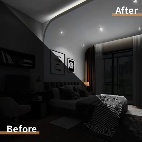 Miniatura 5 de Tiras de Luces LED de Neón Blancas de 12V - 16.4 Pies Flexibles Impermeables Cortables, Luces de Cuerda de Neón de Silicona Flexible para Cocina