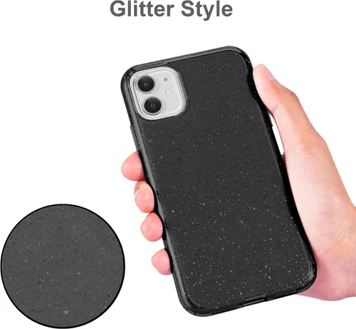 Miniatura 2 de JJGoo - Funda protectora para iPhone 11 (2019), con purpurina brillante, anti-arañazos, a prueba de golpes, flexible, y delgada para mujeres y niñas