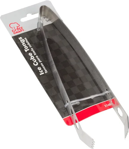 Miniatura 2 de Chef Craft Pinza clásica para cubitos de hielo, 7 pulgadas de largo, acero inoxidable