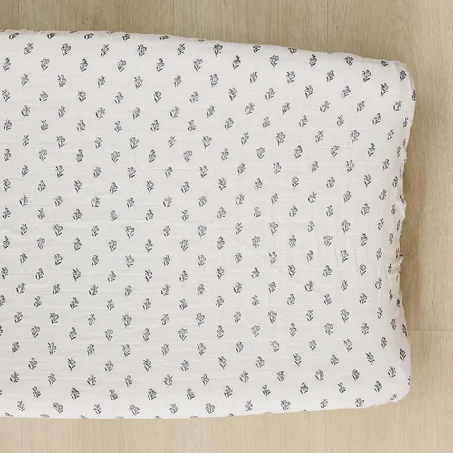 Miniatura 19 de Mebie Baby Funda para cambiador, flor de otoño, 100% muselina de algodón para cambiador, funda para bebé niño y niña, fundas de decoración