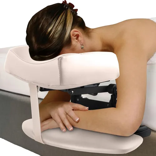 Miniatura 15 de TOROKOM Soporte ajustable para reposacabezas y almohada facial (color negro)