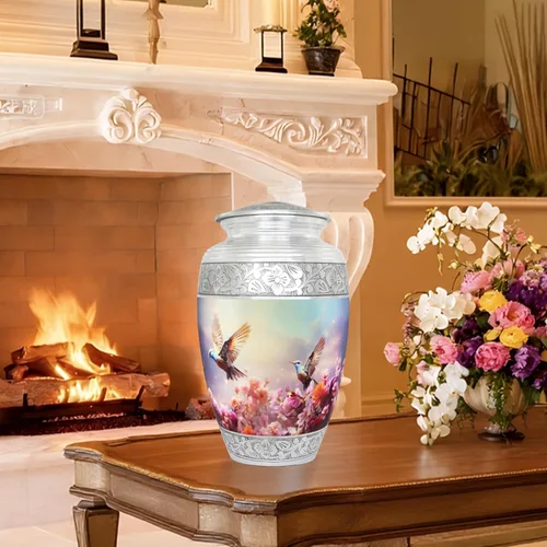 Miniatura 7 de Urna para cenizas para mujeres u hombres, urnas de cremación para cenizas humanas de adultos mujeres y hombres, decorativa funeraria, entierro, urna