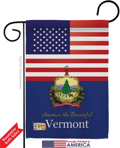 Miniatura 4 de US Vermont Garden House - Juego de banderas de Estados Unidos, Estados Unidos, Territorios Americanos, República, país, área particular, pequeña