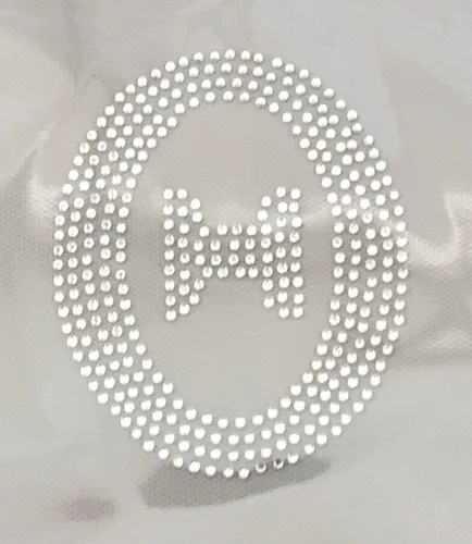 Miniatura 11 de Letras griegas, 4 pulgadas de alto, diamantes de imitación, transferencia termoadhesiva (alfa)