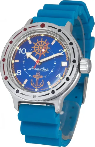 Miniatura 2 de Vostok Amphibian Automatic - Reloj de pulsera para hombre con cuerda automática Amphibia 710, 710526