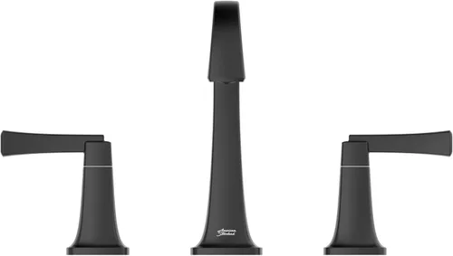 Miniatura 7 de American Standard Townsend 7353801.243, grifo de baño de 2 manijas generalizado de 8 pulgadas, 1.2 GPM, negro mate Mate negro