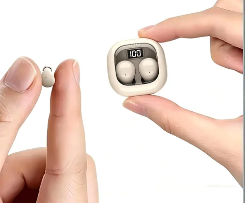 Miniatura 2 de Auriculares inalámbricos invisibles más pequeños, mini auriculares inalámbricos Bluetooth para pequeños canales auditivos, Bluetooth 5.3