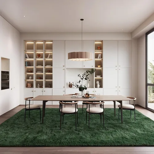 Miniatura 5 de Alfombras grandes de color verde oscuro para sala de estar, alfombra grande de 5 x 7 pies para dormitorio, alfombra de felpa gruesa para niños y A