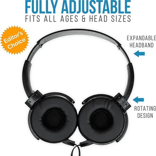 Miniatura 4 de Barks Auriculares para el aula (paquete de 10): Auriculares a granel para estudiantes de primera calidad: perfectos para niños, grados K-12