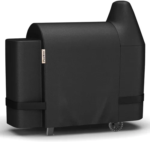 PasWith Cubierta de Parrilla para Pit Boss 820 Deluxe/Pro 850, [900D Fuerte Resistente al Desgarro] Cubierta para Ahumador de Pellets a Prueba de