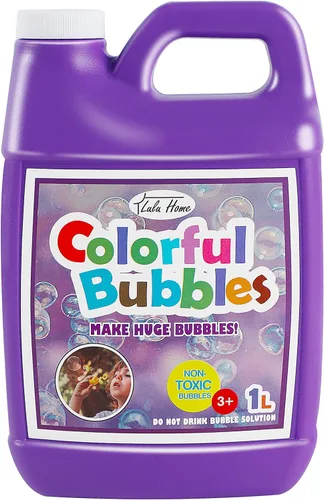 Miniatura 10 de Solución concentrada de burbujas Lulu Home, repuesto de 1 L/33.8 onzas para máquinas de burbujas, varitas gigantes y sopladores - hasta 2.5 galones