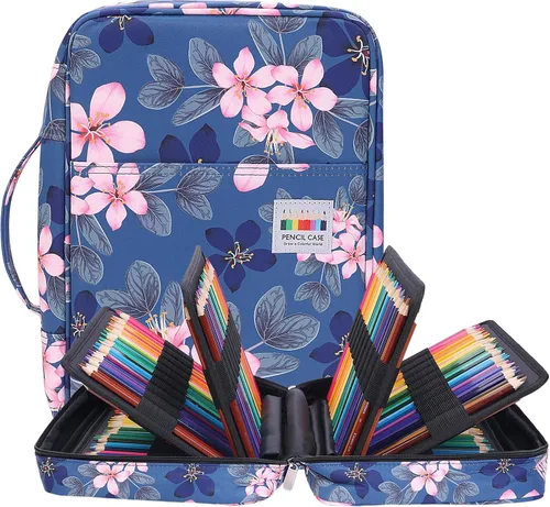 Miniatura 12 de Estuche para lápices de gran capacidad para adultos, 304 ranuras, estuche para lápices, estuche organizador de bolígrafos con múltiples