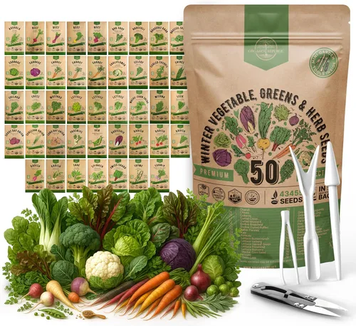 Miniatura 10 de Paquete de variedad de 25 semillas de vegetales y frutas de verano - más de 1,870 semillas autóctonas sin OMG para jardinería en interiores