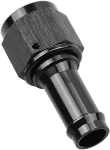 Miniatura 13 de Recta 6AN hembra giratoria a 1/4 "empuje en manguera adaptador de montaje de púas aluminio negro