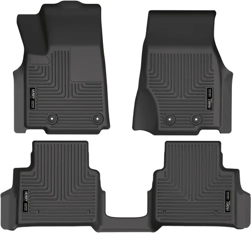 Miniatura 12 de Husky Liners Alfombrillas para piso Weatherbeater Se adapta a Jeep Grand Cherokee L 2021-2025 con asientos de segunda fila tipo butaca Tercera