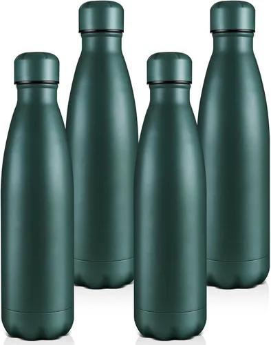 Miniatura 17 de Volhoply Botellas de agua aisladas de 25 onzas, paquete de 1/2/4, termo de acero inoxidable de doble pared que mantiene el frío y el calor, botella