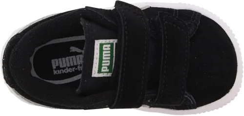Miniatura 3 de PUMA Tenis unisex de gamuza con 2 correas para niño, NegroBlanco