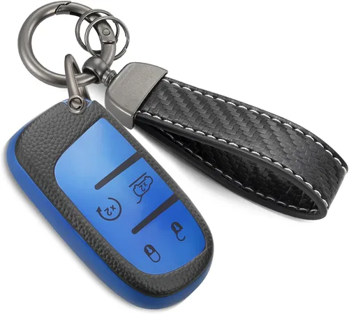 Miniatura 29 de Funda para Llavero Mercedes con Llavero de Cuerda Trenzada de Metal, Funda de Llave Suave Mejorada para Carcasa de Llavero Remoto Inteligente Sin