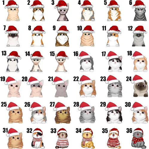 Miniatura 4 de Regalos de gatos para los amantes de los gatos, taza de gato personalizada, taza de gato de Feliz Navidad, ideas de regalos para dueños de gatos