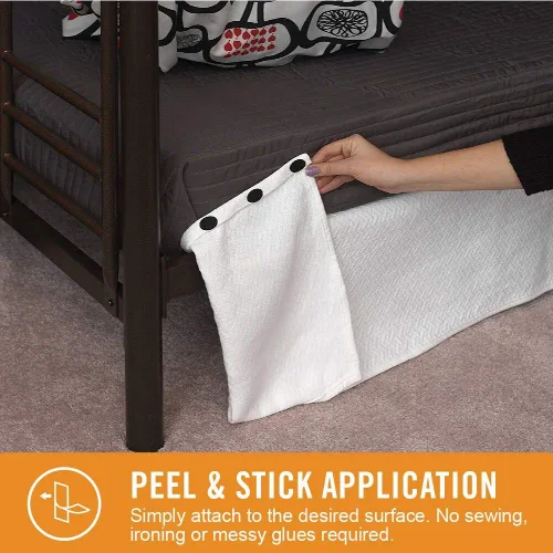 Miniatura 3 de VELCRO Brand para telas Cinta adhesiva de tela permanente con parte posterior pegajosa para alteraciones y dobladillo Desenganchar y pegar - Sin