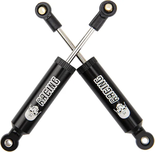 Miniatura 3 de Amortiguador de amortiguador interno de 3.543 in, amortiguadores de aleación de aluminio compatibles con Axial SCX10 90046 HSP HPI Traxxas TRX4 Negro