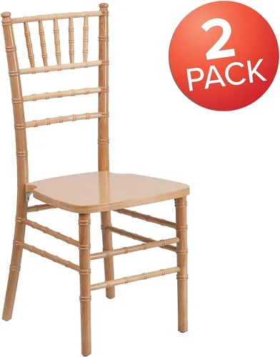 Miniatura 4 de Flash Furniture - Silla Chiavari de madera negra de la serie HERCULES
