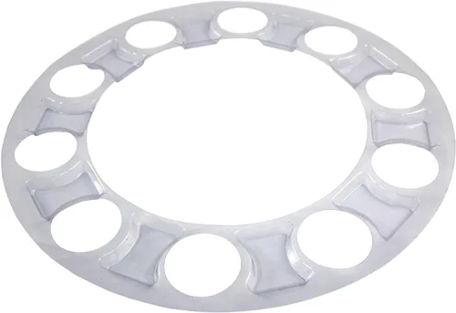 Miniatura 5 de Kits de cubiertas completas de eje de plástico ABS cromado con cubretuercas roscables de 33mm para semirremolques en juegos (con puntas)