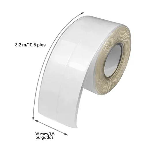 Miniatura 2 de Cinta de Calafateo Autoadhesiva, Cinta de Calafateo para Baño Tira Selladora Tira de Calafateo, Cinta de Sellado Impermeable de Calafateo para Baño