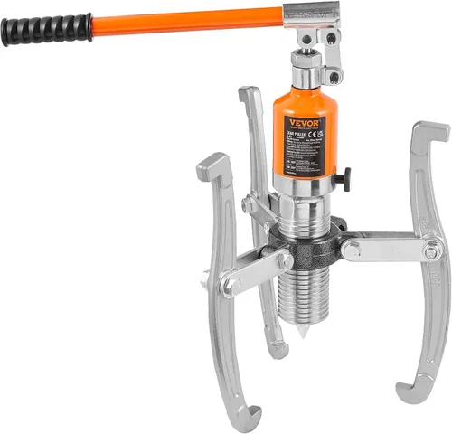 Miniatura 10 de VEVOR Extractor hidráulico de engranajes, capacidad máxima de 15 toneladas, separador de extracción de rodamientos de rueda, extractor de 2 o 3