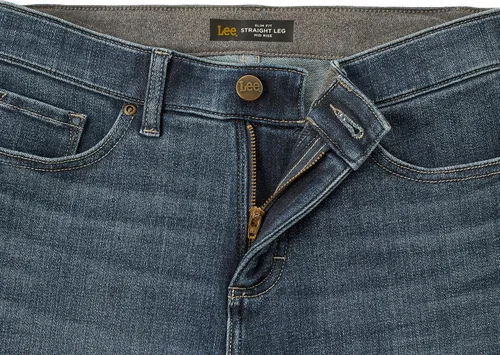 Miniatura 6 de Lee Pantalones de mezclilla de pierna recta Ultra Lux de talle medio para mujer