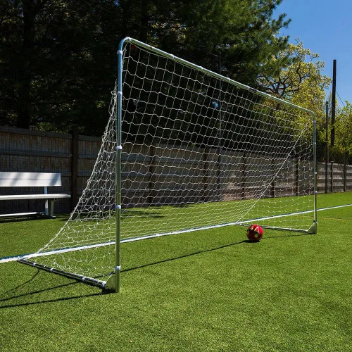Miniatura 9 de Franklin Sports Porterías de fútbol de competición – Porterías de fútbol de acero portátiles para patio trasero – Portería de fútbol para adultos +