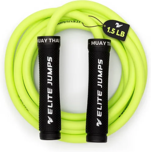 Miniatura 11 de Muay Thai 3.0 Weighted Jump Rope for Men & Women - Professionally Designed for High-Intensity Training Muay Thai, MMA & Fitness Jump Rope - Full