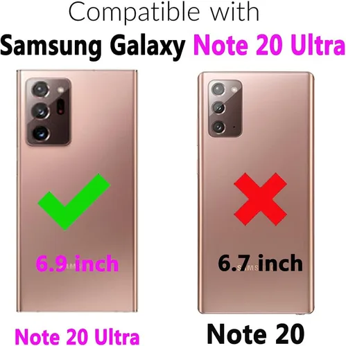 Miniatura 2 de Compatible con Samsung Galaxy Note 20 Ultra Glaxay Note20 Plus 5G - Funda tipo cartera multifunción 2 en 1 desmontable magnética para teléfono Azul