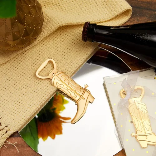 Miniatura 5 de Hortsun 36 juegos de abrebotellas para botas de vaquero para baby shower, regalos para invitados de fiesta, abrebotellas, regalos a granel para baby