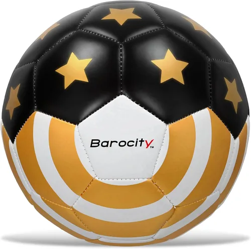 Balón de fútbol dorado con la bandera de Estados Unidos – Pelota oficial de primera calidad con estrellas doradas, pelota de fútbol deportiva