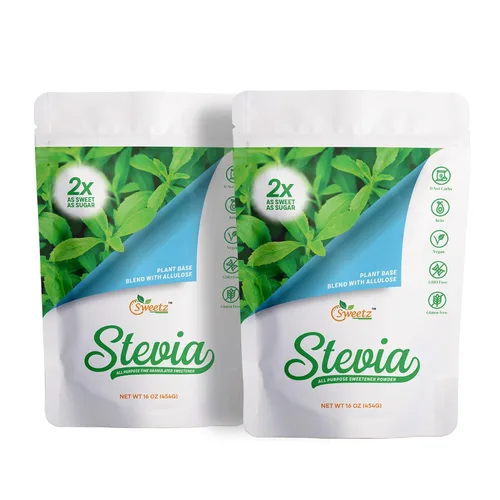 Miniatura 9 de Alulosa - Edulcorante multiusos de mezcla de stevia - 1 dulzura de azúcar; porciones totales 567; edulcorante cero calorías, sustituto sin azúcar