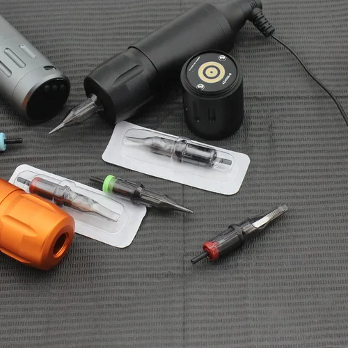 Miniatura 6 de Cartuchos de aguja de tatuaje DESCUBRE 20 cartuchos desechables de aguja de tatuaje con cartuchos de seguridad de membrana, paquete estándar Magnum