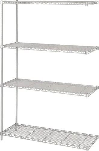 Miniatura 3 de Safco Products 5289BL - Unidad de complemento para estantería de alambre industrial, 36 pulgadas de ancho x 24 pulgadas de profundidad x 72 pulgadas