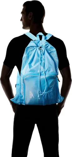 Miniatura 3 de Speedo Bolsa de Equipo de Malla Ventilador Deluxe con Cordón para Adultos Unisex