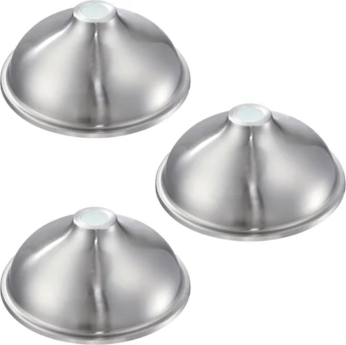 Miniatura 10 de Paquete de 2 lámparas LED de 12 pulgadas, 1 lámpara colgante industrial vintage, lámparas de araña de metal con acabado de níquel cepillado, lámpara