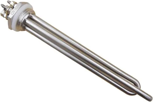 DERNORD Calentador de inmersión de 12V 300W Elemento calentador de agua sumergible Elemento de calefacción de acero inoxidable con ajuste NPSM de 1