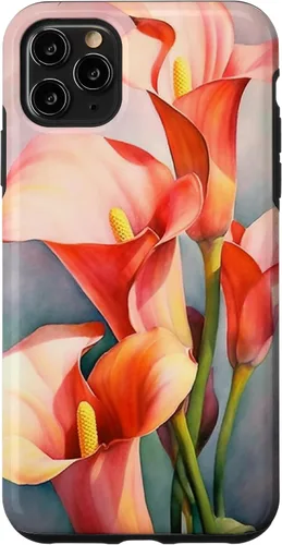 Miniatura 13 de Calla Lilies Flower Floral Watercolor Case for iPhone 17