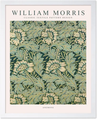 Miniatura 27 de Poster Master Póster vintage de William Morris, estampado de patrón retro de Santiago, arte de flores, arte de patrón textil, regalo para hombres