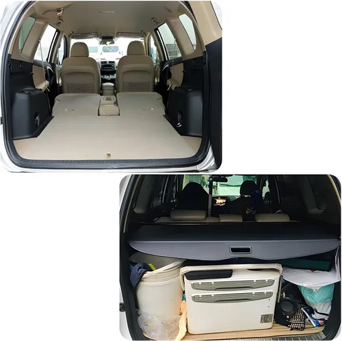 Miniatura 3 de Cubierta retráctil de carga para maletero, compatible con RAV4 2006-2013, pantalla de protección de seguridad para equipaje de maletero (lona)